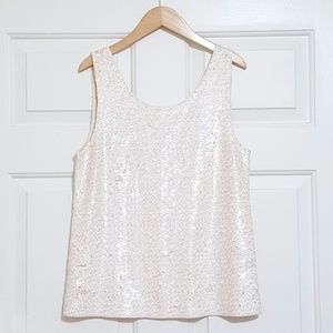 Beautiful Sequin J.Crew Tank